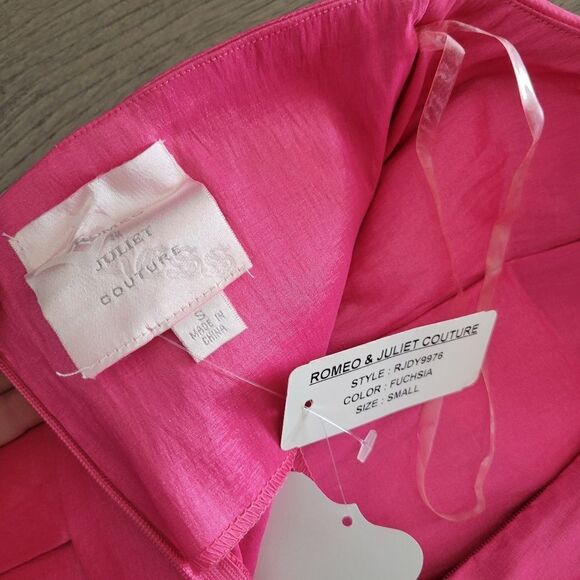 Romeo & Juliet flowe Strapless Dress size S - Picture 8 of 8